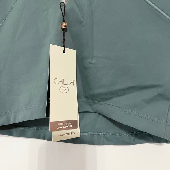 NWT CALIA Inspire Scoop Neck Tank in Puya Green - Picture 4 of 5